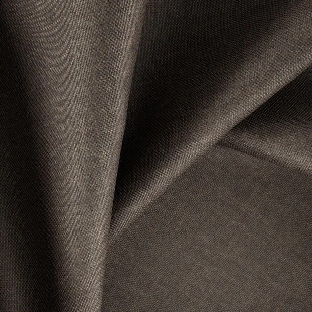 Photo of the fabric Mega/Matador Brownie/Truffle swatch by Zepel. Use for Upholstery, Accessory, Top of Bed. Style of Plain, Texture