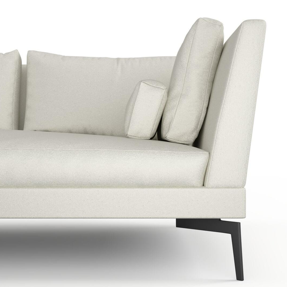 Photo of the fabric Epitome Chalk swatch by Mokum. Use for Upholstery, Accessory. Style of Plain, Taffeta