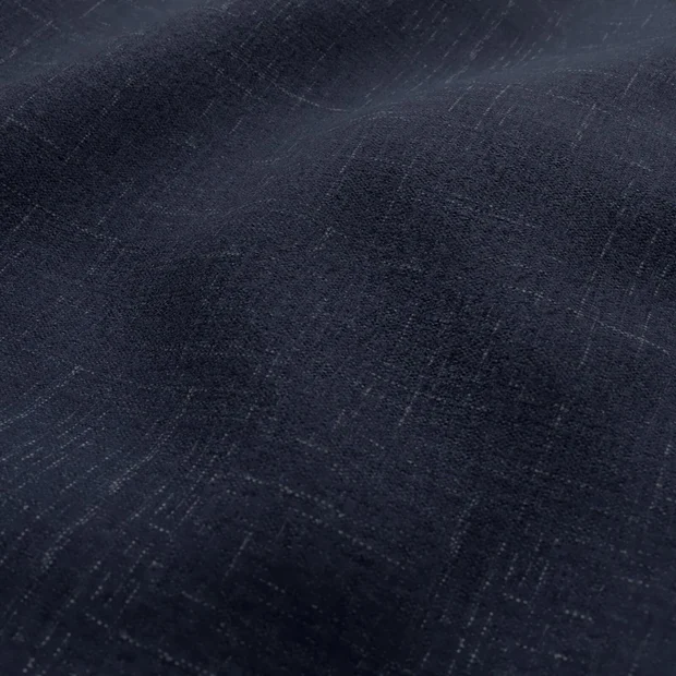 Photo of the fabric Cavalry Night swatch by Zepel FibreGuard. Use for Curtains, Upholstery, Accessory, Top of Bed. Style of Chenille, Plain