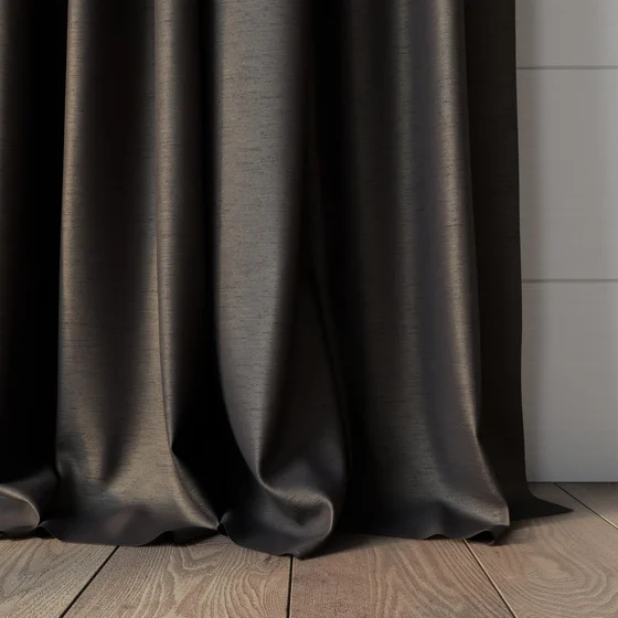 Photo of the fabric Silk Road Truffle swatch by James Dunlop Essentials. Use for Curtains, Accessory. Style of Plain, Texture