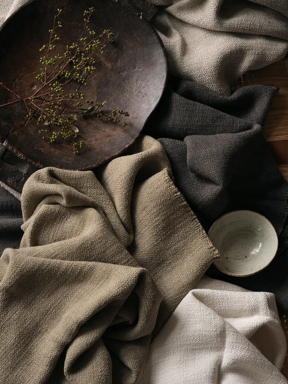 Photo of the fabric Foundation M702 05 in situ by Mark Alexander. . Style of Plain, Taffeta