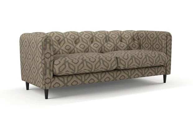 Photo of the fabric Enhance Muse swatch by James Dunlop. Use for Upholstery, Accessory. Style of Geometric, Print