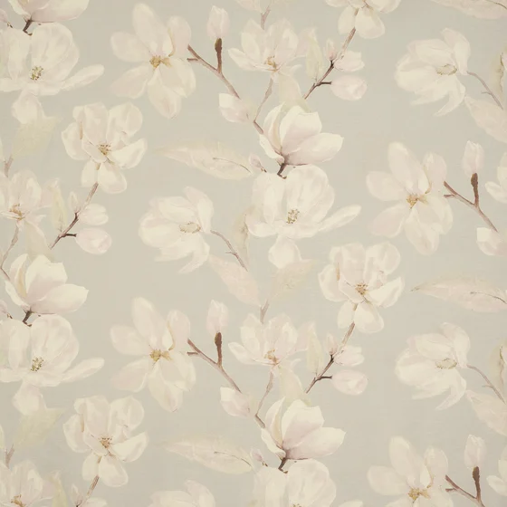 Photo of the fabric Maharani Opal swatch by James Dunlop. Use for Curtains, Upholstery Light Duty, Accessory, Top of Bed. Style of Floral And Botannical