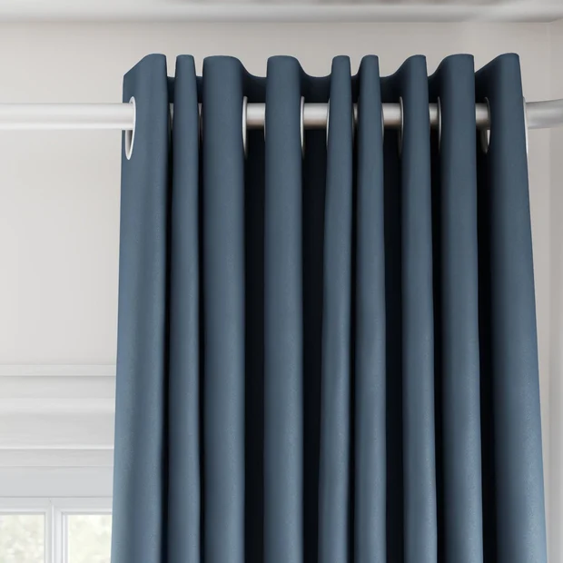 Photo of the fabric Vela Harbour swatch by James Dunlop FibreGuard. Use for Curtains, Upholstery, Accessory, Top of Bed. Style of Plain, Velvet