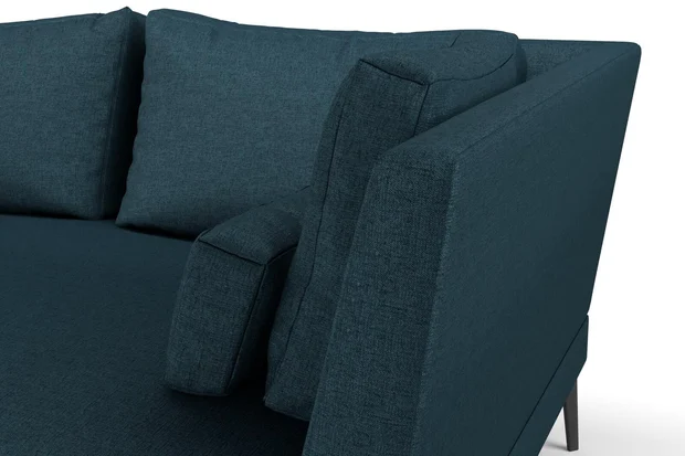 Photo of the fabric Tahiti Aquamarine swatch by Mokum FibreGuard. Use for Curtains, Upholstery, Accessory, Top of Bed. Style of Chenille, Plain