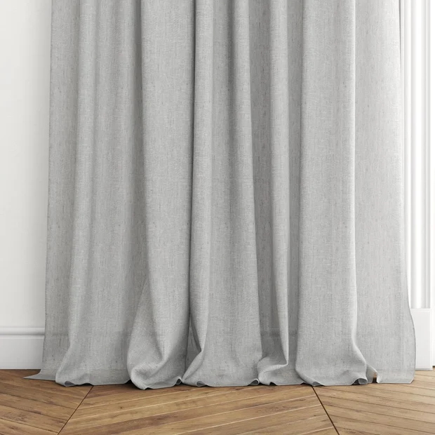 Photo of the fabric Bonsai Basalt swatch by Mokum. Use for Sheer Curtains. Style of Plain, Sheer