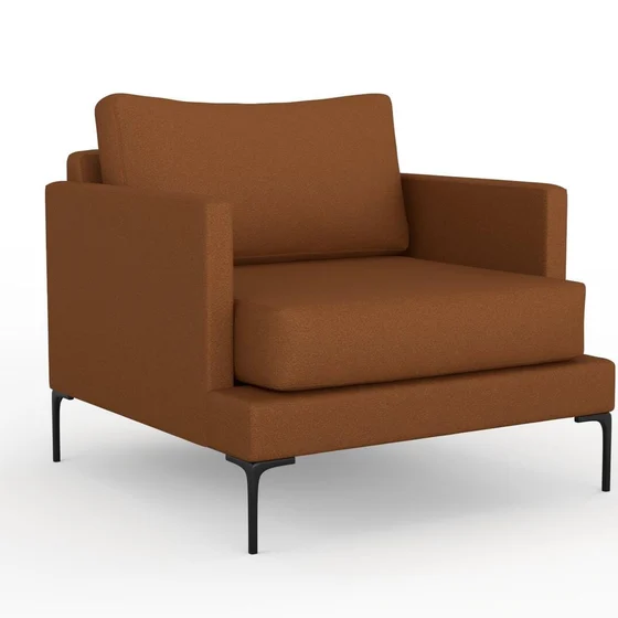 Photo of the fabric Solara Bronze swatch by Mokum. Use for Upholstery, Accessory. Style of Plain, Texture