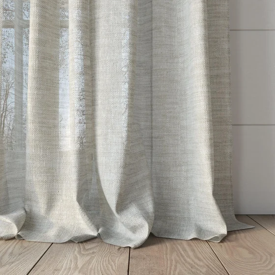 Photo of the fabric Homespun Linen swatch by James Dunlop. Use for Sheer Curtains. Style of Plain, Sheer