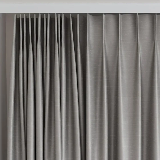 Photo of the fabric Luxe Shark swatch by James Dunlop Essentials. Use for Curtains, Accessory, Top of Bed. Style of Plain, Texture