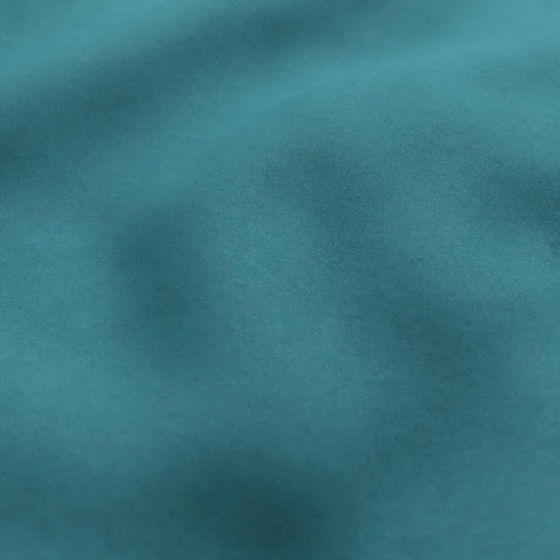 Photo of the fabric Lech Aqua swatch by Zepel FibreGuard. Use for Curtains, Upholstery, Accessory, Top of Bed. Style of Plain, Velvet