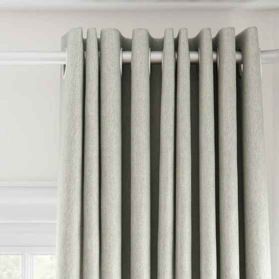 Photo of the fabric Dream Weaver 300 Granite swatch by James Dunlop. Use for Curtains. Style of Dim Out, Plain