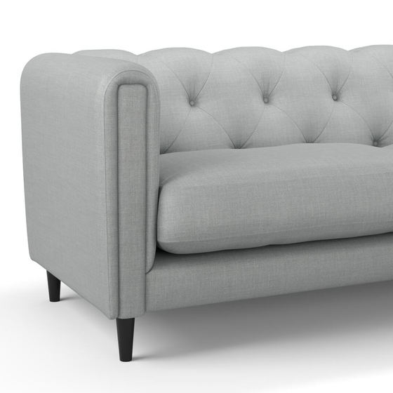 Photo of the fabric Keystone Iron swatch by James Dunlop FibreGuard. Use for Curtains, Upholstery, Accessory, Top of Bed. Style of Plain, Texture
