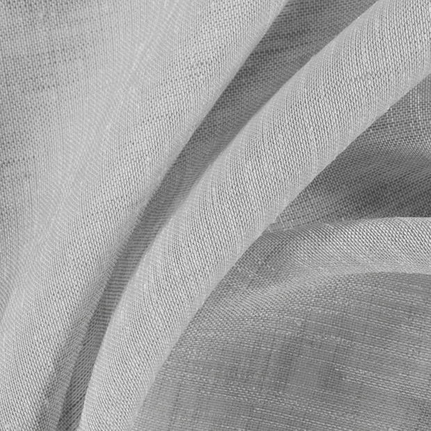 Photo of the fabric Dialogue Silver swatch by Zepel. Use for Sheer Curtains. Style of Plain, Sheer
