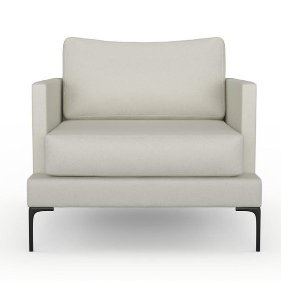 Photo of the fabric Epitome Chalk swatch by Mokum. Use for Upholstery, Accessory. Style of Plain, Taffeta