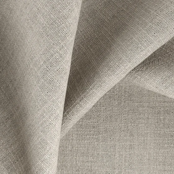 Photo of the fabric Mauritius Sterling swatch by Zepel. Use for Curtains, Upholstery, Accessory, Top of Bed. Style of Plain, Texture