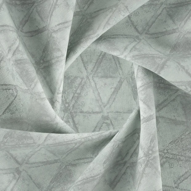 Photo of the fabric Handsome Aqua swatch by Zepel. Use for Curtains, Accessory, Top of Bed. Style of Geometric, Texture