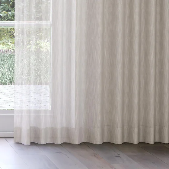 Photo of the fabric Turbulent Haze swatch by James Dunlop. Use for Sheer Curtains. Style of Plain, Sheer