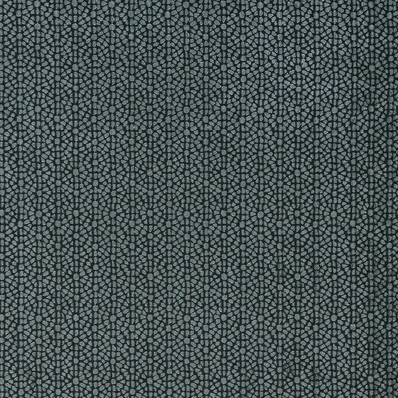 Photo of the fabric Stellar (JDG) Petrol swatch by Mokum. Use for Curtains, Accessory. Style of Geometric, Texture