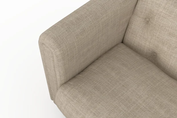 Photo of the fabric Grounded Linen swatch by James Dunlop. Use for Upholstery, Accessory. Style of Plain, Texture