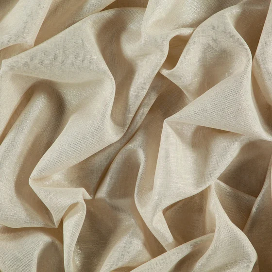 Photo of the fabric Boom Champagne swatch by Zepel. Use for Sheer Curtains. Style of Plain, Sheer