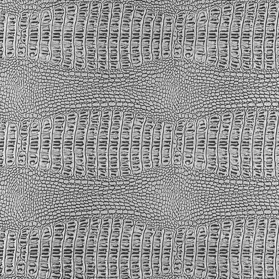 Photo of the fabric Surface Metallic Silver swatch by Zepel. Use for Upholstery. Style of Animals And Birds, Leather And Vinyl