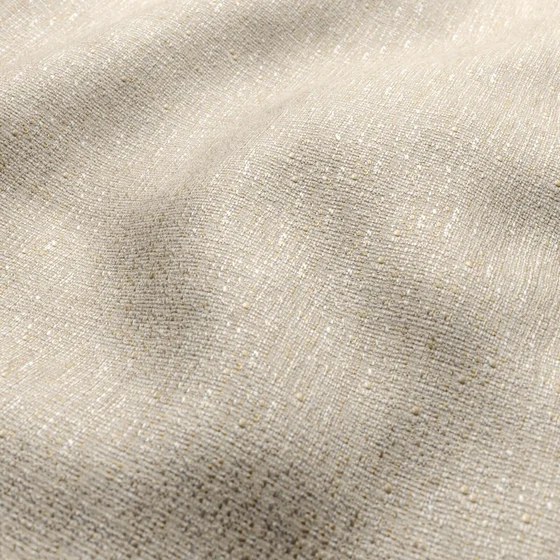 Photo of the fabric Octavia Dune swatch by Zepel FibreGuard. Use for Upholstery, Accessory, Top of Bed. Style of Plain, Texture
