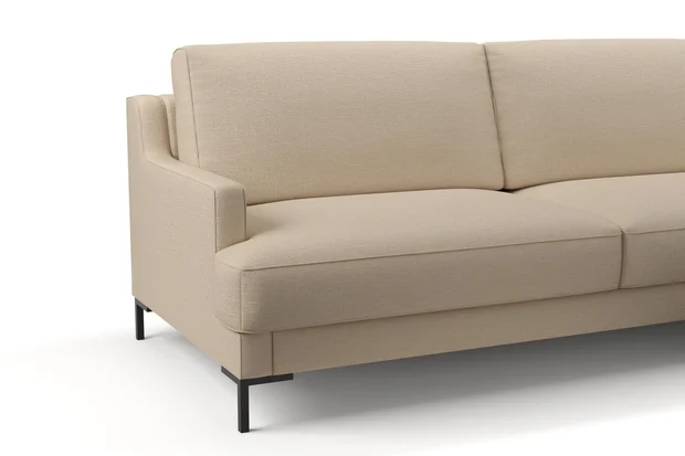 Photo of the fabric Sahel Nude swatch by Mokum. Use for Upholstery, Accessory. Style of Plain, Texture