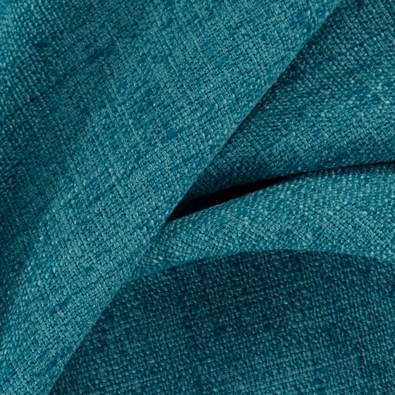 Photo of the fabric Matcat Turquoise swatch by Zepel. Use for Curtains, Upholstery, Accessory, Top of Bed. Style of Plain, Texture