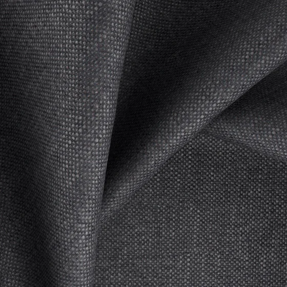 Photo of the fabric Perfecto Shark swatch by Zepel FibreGuard. Use for Curtains, Upholstery, Accessory, Top of Bed. Style of Chenille, Plain