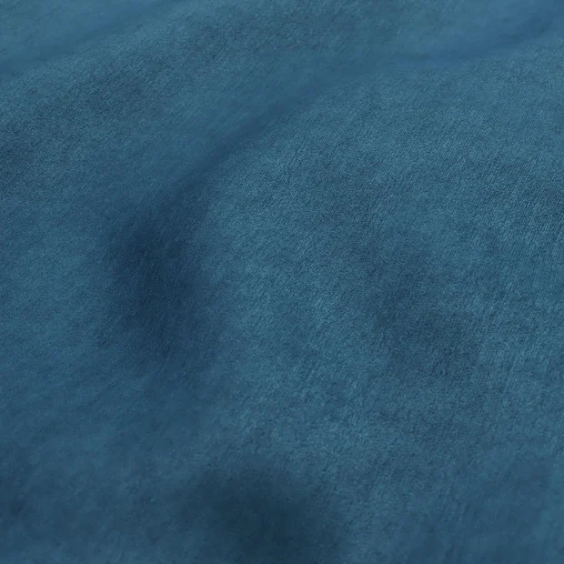 Photo of the fabric Baron Teal swatch by Zepel FibreGuard. Use for Curtains, Upholstery, Accessory, Top of Bed. Style of Chenille, Plain
