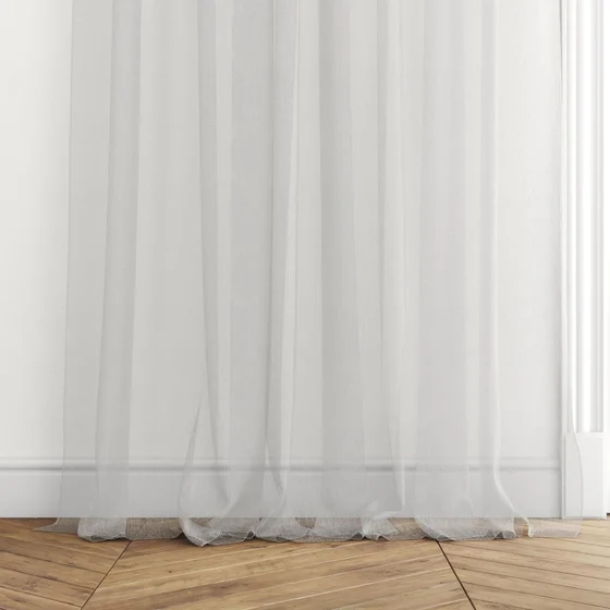 Photo of the fabric Makai (JDG) Pumice swatch by Mokum. Use for Sheer Curtains. Style of Plain, Sheer