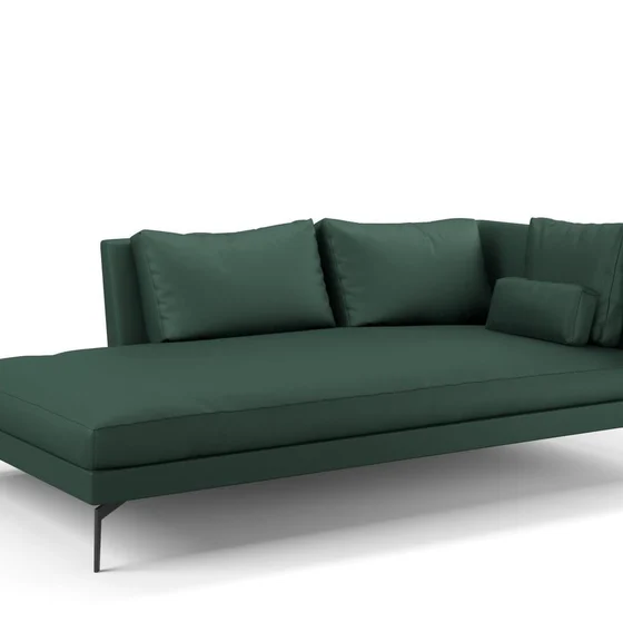 Photo of the fabric Como Juniper swatch by Mokum. Use for Upholstery, Accessory. Style of Plain, Texture