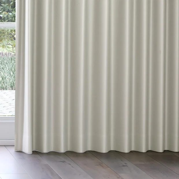 Photo of the fabric Stallion 2 UC Dew swatch by James Dunlop Essentials. Use for Curtains, Accessory. Style of Plain, Texture
