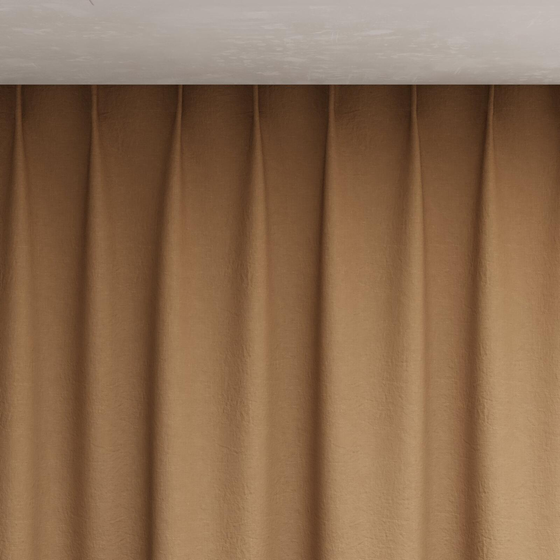 Photo of the fabric Satori Stonewash Copper swatch by Mokum. Use for Curtains, Upholstery Light Duty, Accessory, Top of Bed. Style of Plain, Texture
