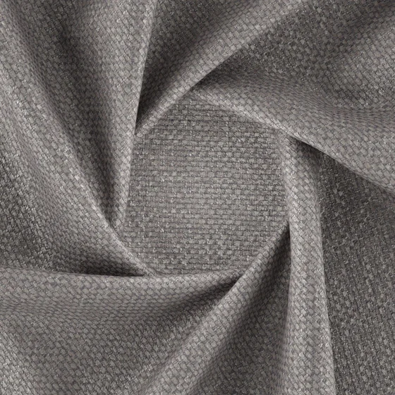 Photo of the fabric Barbarossa Sterling swatch by Zepel FibreGuard. Use for Upholstery, Accessory, Top of Bed. Style of Chenille, Plain