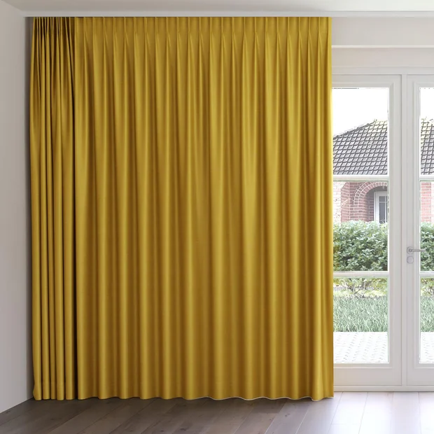 Photo of the fabric Luxe Artisan swatch by James Dunlop Essentials. Use for Curtains, Accessory, Top of Bed. Style of Plain, Texture