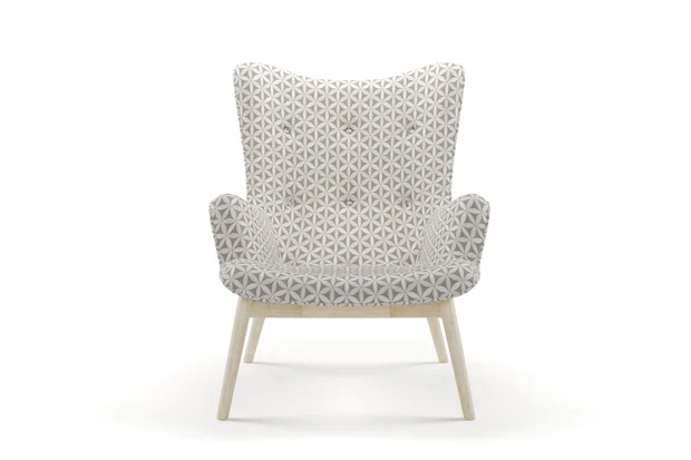 Photo of the fabric Tapa Pumice swatch by James Dunlop. Use for Upholstery, Accessory. Style of Geometric
