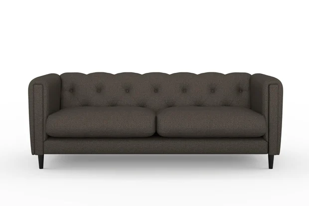 Photo of the fabric Entwine Riverstone swatch by James Dunlop. Use for Upholstery, Accessory. Style of Plain, Texture