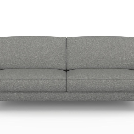 Photo of the fabric Grain Flint swatch by Mokum. Use for Upholstery, Accessory, Top of Bed. Style of Plain, Texture