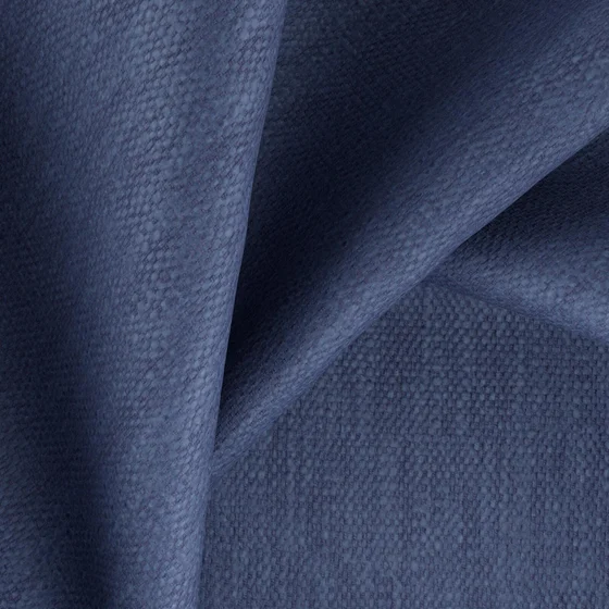 Photo of the fabric Cordoba Ink swatch by Zepel FibreGuard. Use for Curtains, Upholstery, Accessory, Top of Bed. Style of Plain, Texture