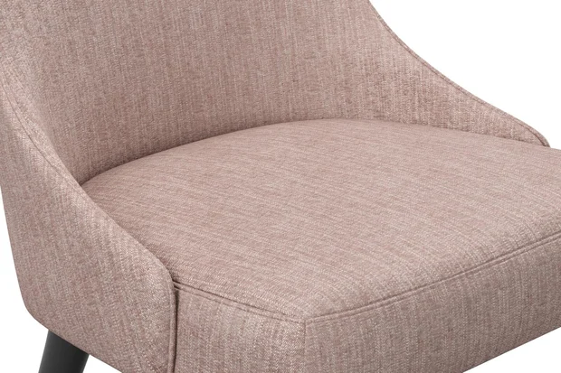 Photo of the fabric Trezor Boudoir swatch by James Dunlop FibreGuard. Use for Curtains, Upholstery, Accessory. Style of Chenille, Plain