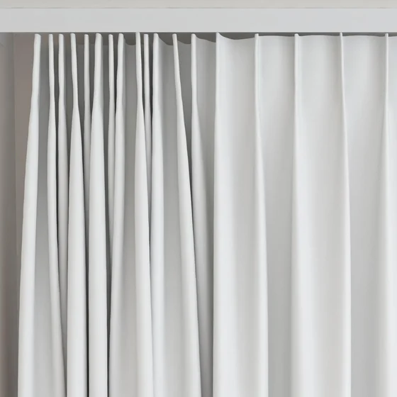Photo of the fabric Quantum FR Cloud swatch by Linings. Use for Curtains. Style of Dim Out