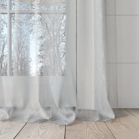 Photo of the fabric Makai (JDG) Pumice swatch by Mokum. Use for Sheer Curtains. Style of Plain, Sheer