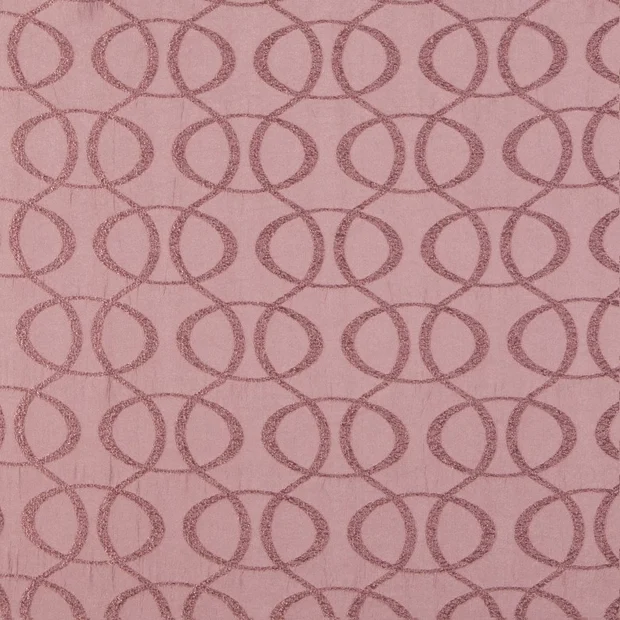 Photo of the fabric Pep Orchid swatch by Zepel. Use for Curtains, Accessory. Style of Geometric, Jacquard