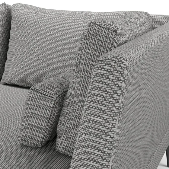 Photo of the fabric Souk Granite swatch by Mokum. Use for Upholstery, Accessory. Style of Plain, Texture
