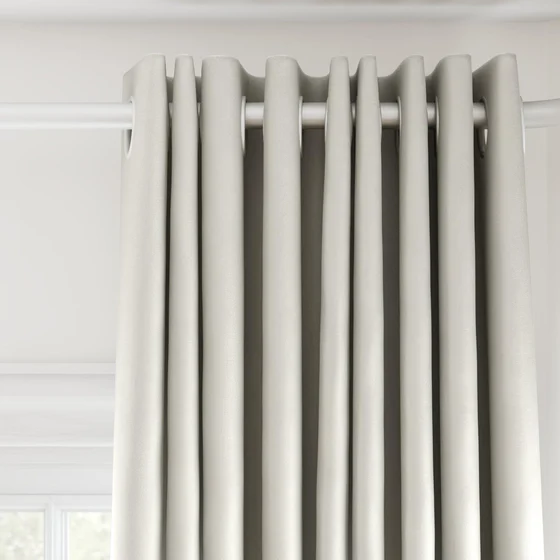 Photo of the fabric Heron Snow swatch by James Dunlop. Use for Curtains, Upholstery, Accessory. Style of Plain, Texture
