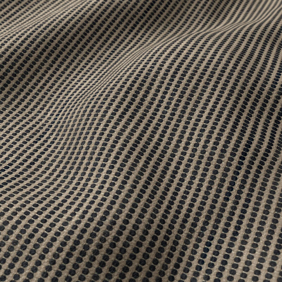 Photo of the fabric Arzak Liquorice swatch by Zepel FibreGuard Pro. Use for Upholstery, Accessory. Style of Chenille, Geometric