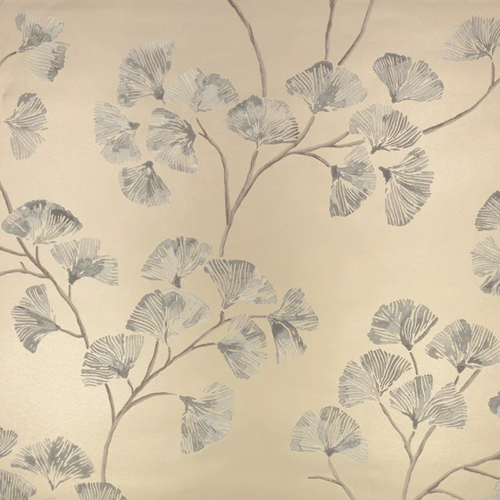 Photo of the fabric Kiana Wp W467 05 swatch by Romo. Use for Wall Covering. Style of Floral And Botannical