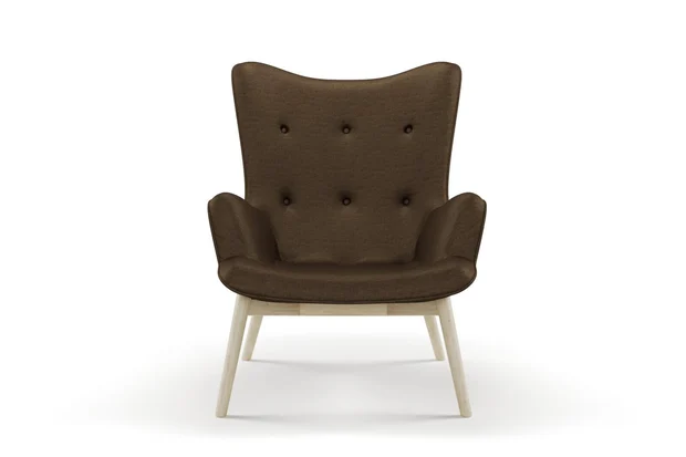 Photo of the fabric Poker Chestnut swatch by James Dunlop FibreGuard. Use for Upholstery, Accessory, Top of Bed. Style of Chenille, Plain