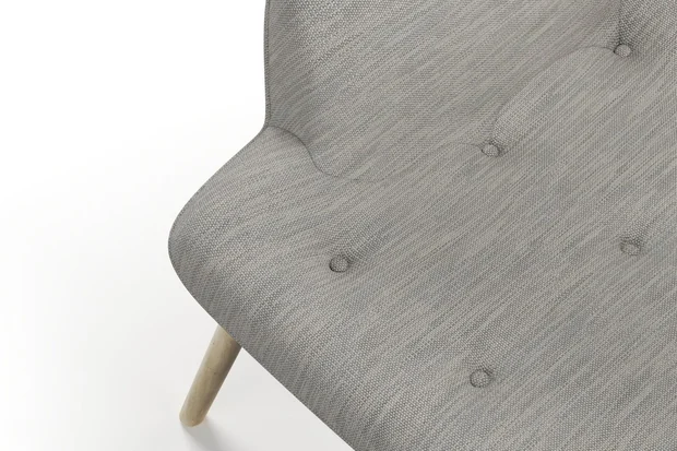 Photo of the fabric Tanzania Opal Gray swatch by James Dunlop. Use for Upholstery, Accessory. Style of Plain, Texture